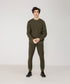 Men's Basic Waffle Knit Shirt